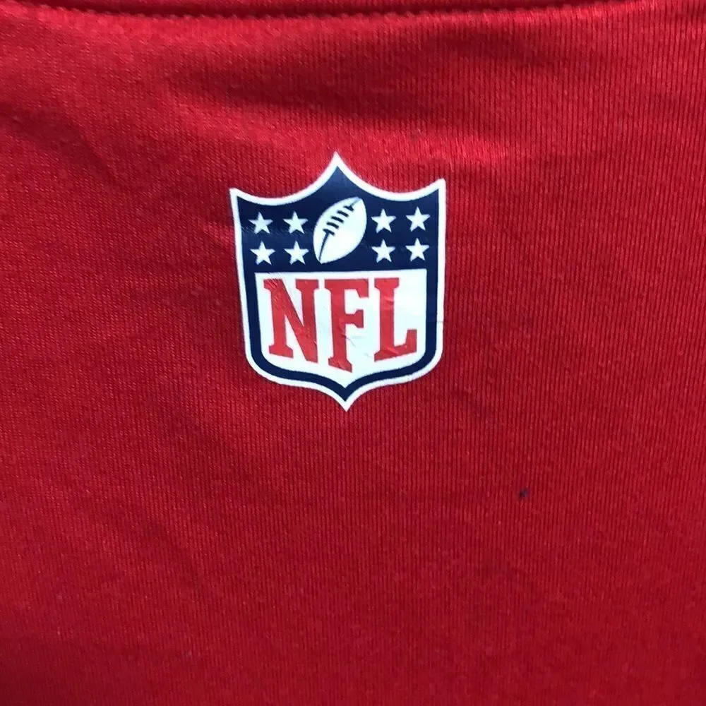 Nike dri-fit patriots  short sleeve shirt size large .